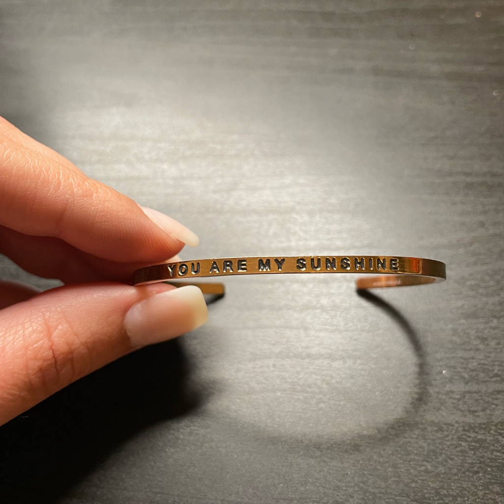 Mantraband Bracelet “You Are My Sunshine”